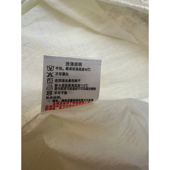 Bosideng Clear Lightweight Rain Jacket with Hood & Adjustable Sleevees sz S - Picture 11 of 13